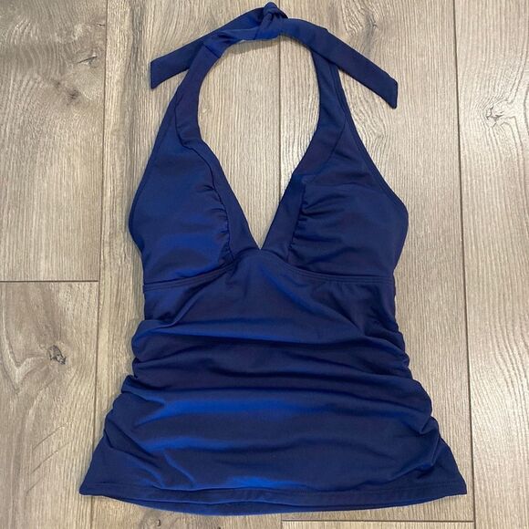 Athleta‎ Blue Halter Tankini Swim Top Size XXS - Picture 11 of 11